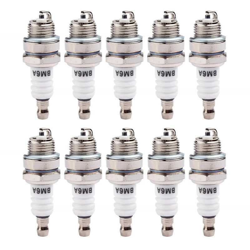 5/10 ชิ้นหัวเทียนสําหรับ 2 จังหวะ L7T BM6A BPMR7A RCJ6Y RCJ7Y WSR5F 33cc-49cc Trimmer Blower Chainsa