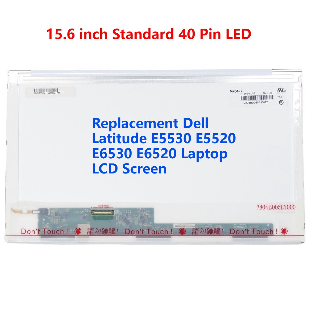 เปลี่ยน Dell Latitude E5530 E5520 E6530 E6520 แล็ปท็อปหน้าจอ LCD