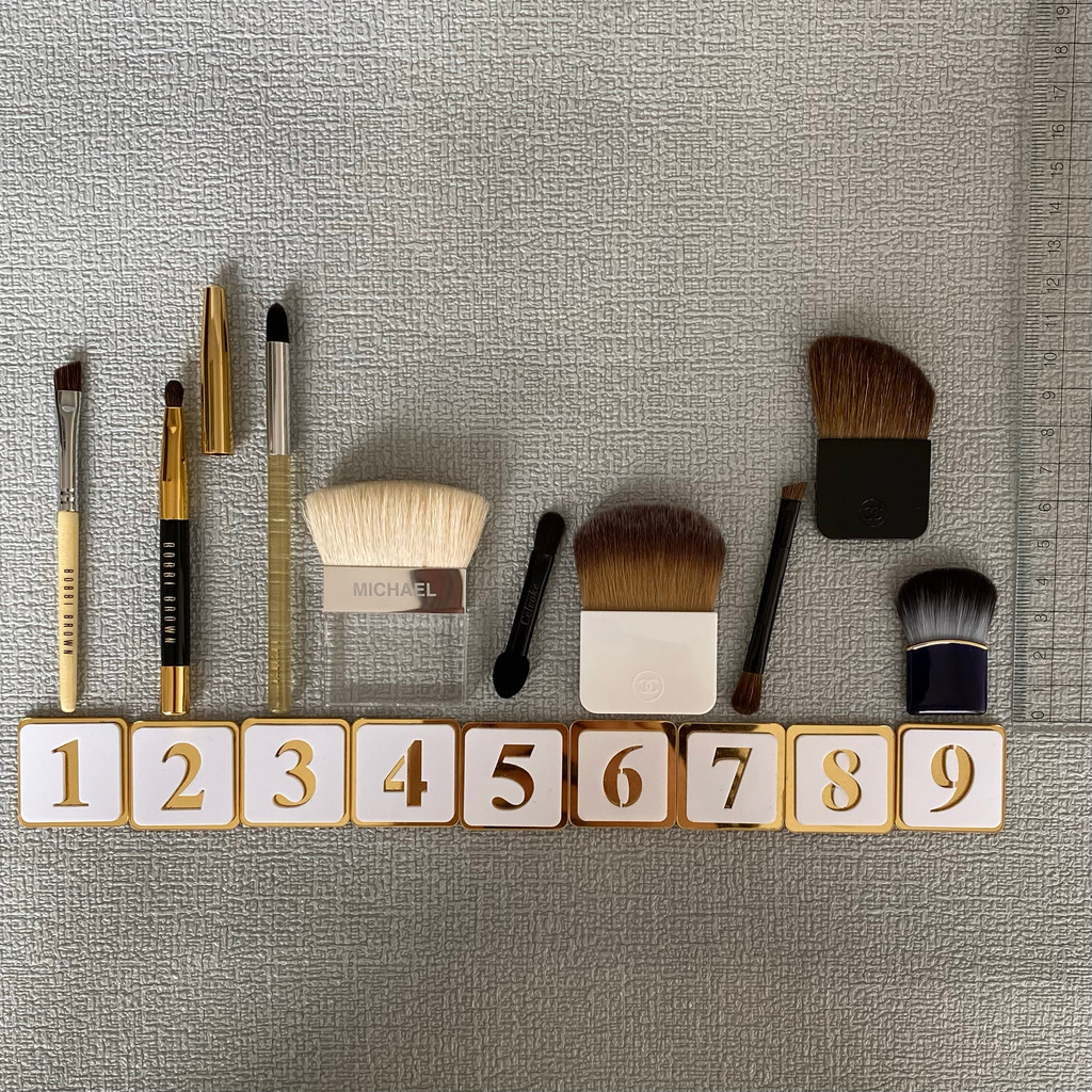 supermom แปรง แปลงปัดแก้ม แปรงแป้งฝุ่นชาแนล แปรงรองพื้น เครื่องมือแต่งหน้าอายแชโดว์ แปรงแต่งหน้า หาง