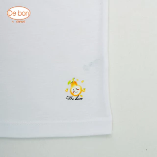 DE BON เสื้อกล้ามเด็กผู้ชายและเด็กหญิง ลายผลไม้-แมว สำหรับเด็ก 2 - 10 ปี 1แพค บรรจุ 2 ตัว รุ่น EV2R20
