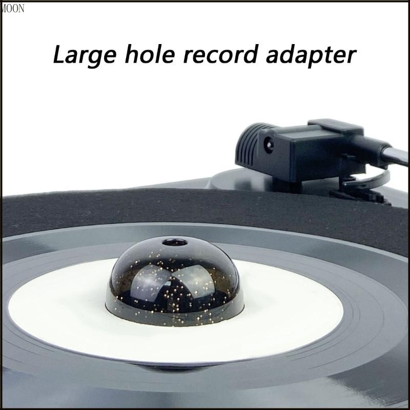 MOON Turntable Stabilizer สําหรับ LP45 Large Center Hole Vinyls Record Dome Stabilizer
