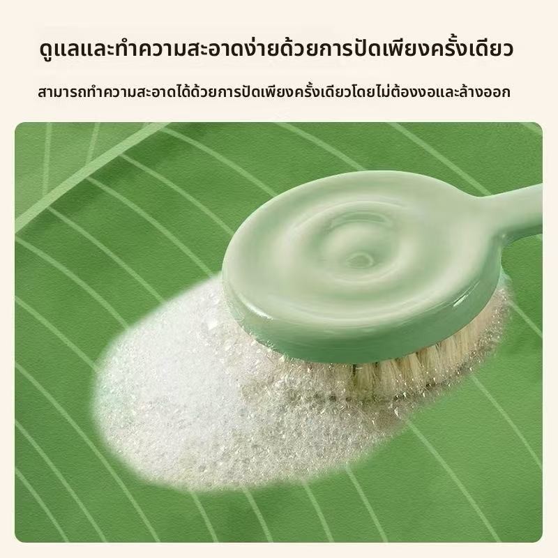 แผ่นรองเท้าในห้องน้ำและฝักบัว จากดินตะกอนซิลิกา ใบกล้วย ลายดอกบัว ดูดซับน้ำเร็ว ไม่ลื่น - รูปที่ 5