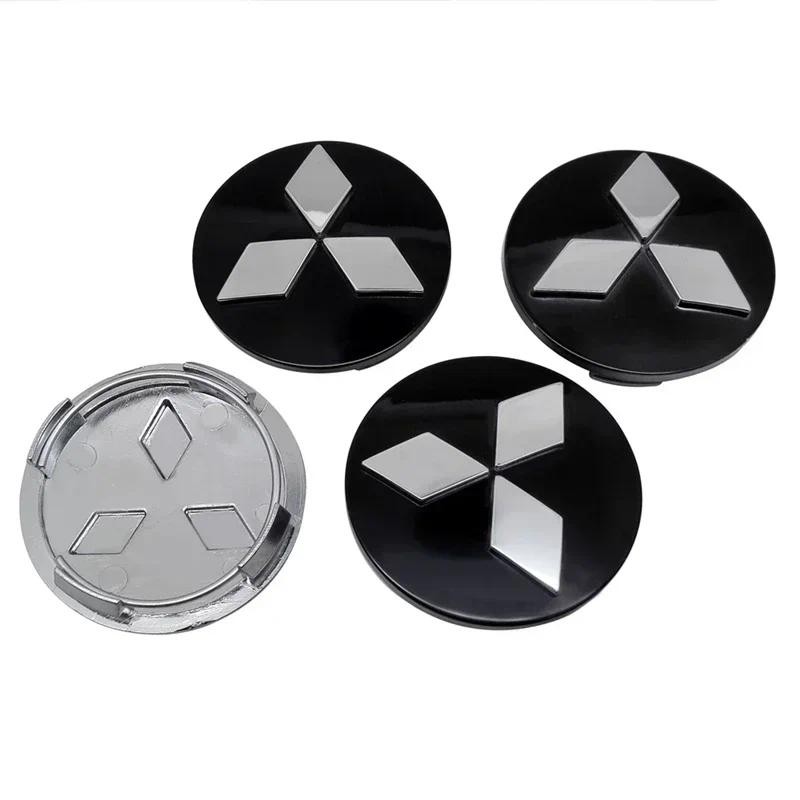 4 ชิ้น/เซ็ตสําหรับ Mitsubishi Car Wheel Center Hub Caps Hubcaps อุปกรณ์เสริม