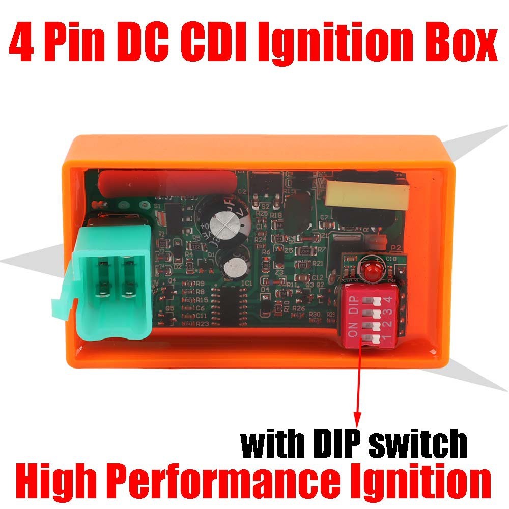 Cross-Border ที่ใช้งานได้ LF110 C110 4-Pin พร้อม DIP Dial Switch รถจักรยานยนต์ Igniter