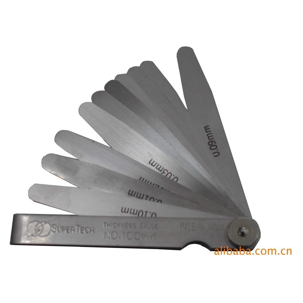ญี่ปุ่น Feeler Gauge Feeder Gauge 100MHsupertech Gap Gauge Feeder Gauge supertechsupertech 9YZ5