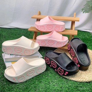 รองเท้าแตะผู้หญิงสไตล์กระต่าย หนาและทำจากEVA3D อินเทรนด์ในแบ…