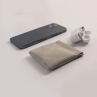 PEWANY Portable USB Data Cable Organizer Soft Memory Card Pouch Earphones Storage Bag Protective Sleeve Key Bag Coin Purse Anti-Dust Credit Card Holder Case Shockproof Earbuds Storage Bag/Multicolor