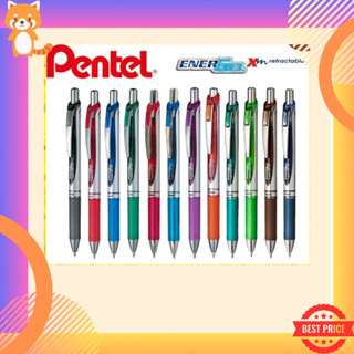 ปากกา Pentel Energel รุ่น BLN 0.7 MM ครบ 12 สี และไส้ปากกา 0…