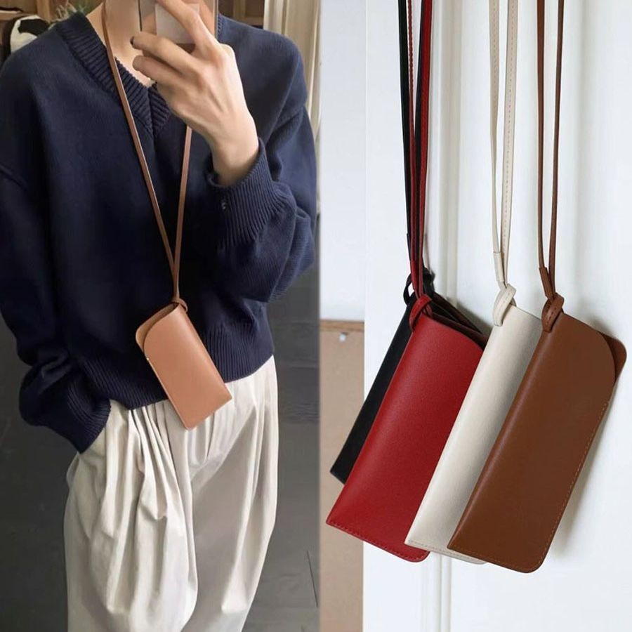 กระเป๋าห้อยคอสไตล์ใหม่ 2025 พกพาสะดวก ป้องกันการตกและการหาย ดีไซน์.Simple Halter lanyard llq013