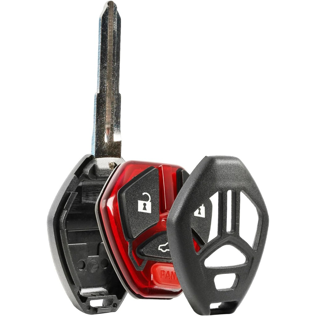 Key Fob Shell เหมาะกับ Mitsubishi Galant Eclipse Lancer Case & Pad (OUCG8D-620M-A)