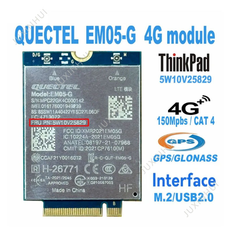 Thinkpad Lenovo T14 X13 L14 L15 P14 P16 T16L13 Gen3 4G โมดูล EM05-G