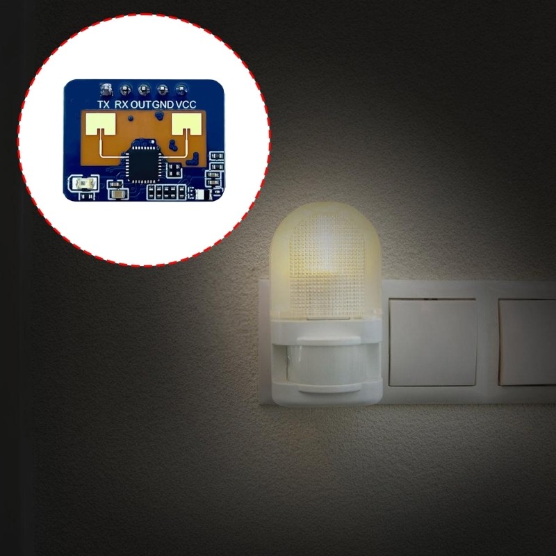 HL LD2410C Adaptive Sensitivity Module Compatible Square Low Power