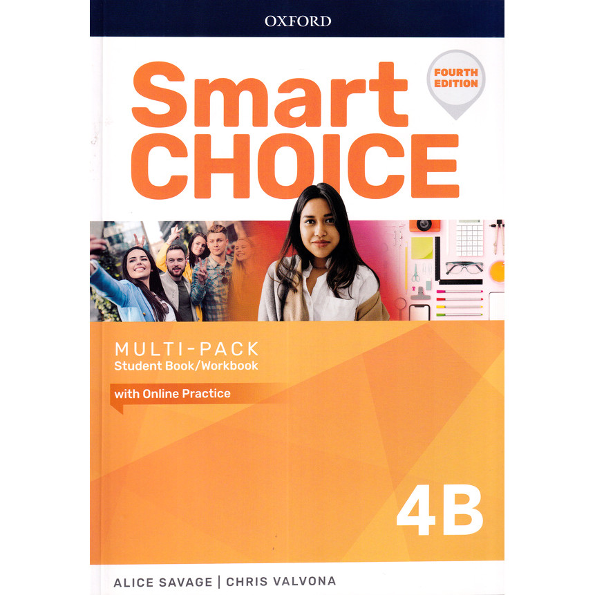 (BOOK OF LIFE) : หนังสือ Smart Choice 4th ED 4 Multi-Pack B : Student Book+Workbook (P)