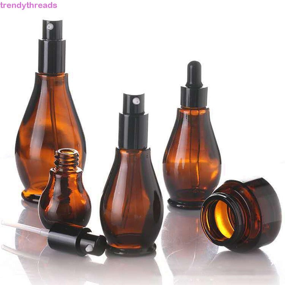TRENDYTHREADS ขวดน้ําหอมแก้ว 10ml-100ml Vials ขวดรีฟิล Atomizer ที่ว่างเปล่าขวดหยดน้ํามันหอมระเหย