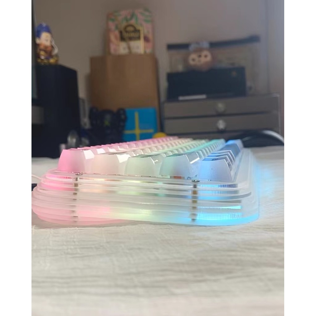 แมวซ้อนอะคริลิซ้อน69คอลัมน์การกําหนดค่าโหมดเดียวRGBแถบไฟจํานวนแป้นพิมพ์พื้นที่ผลิตภัณฑ์สําเร็จรูปแป้