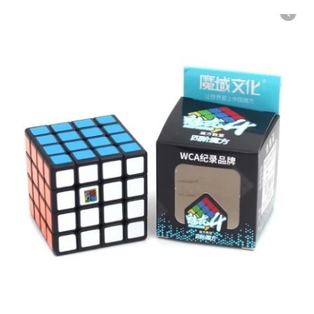 Cube 4x4 - Moyu Meilong 4x4 Original Variant Stickerless Macaron Black Carbon Ykq4
