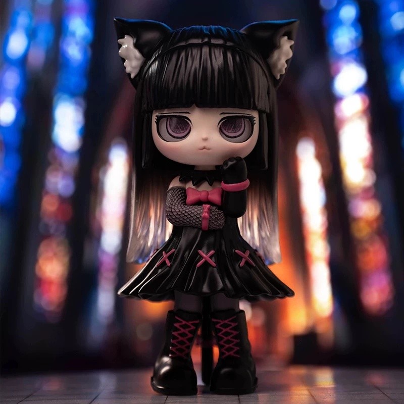 ของแท้ KIKI Pet Shop Series Mystery Box Dark อินเทรนด์เล่นตุ๊กตาตุ๊กตาสร้างสรรค์สาวของขวัญเครื่องประ