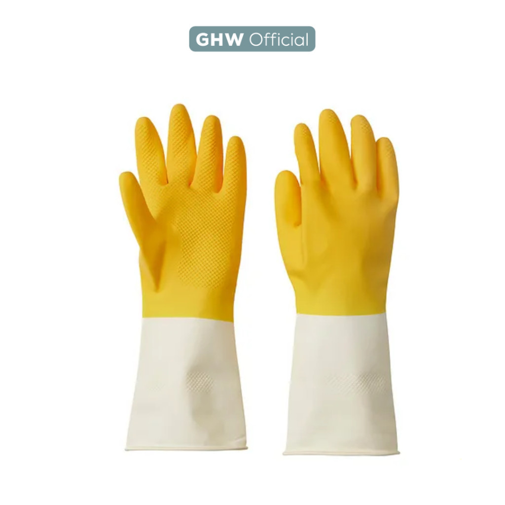 BEST CHOICE SWISERLAND RNNG ถุงมือ 2 ชิ้น สีเหลือง 2 ขนาด M