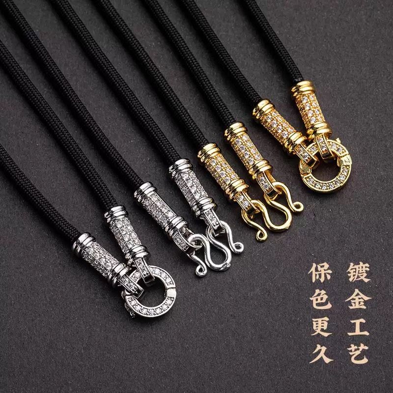 T Thailand Original Amulet Rope Quick Release Buckle Pendant Rope Diamond Metal Color Preserved Prin