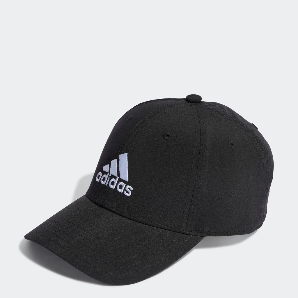 adidas ไลฟ์สไตล์ หมวกเบสบอลน้ำหนักเบาปักโลโก้ Unisex สีดำ IB3244