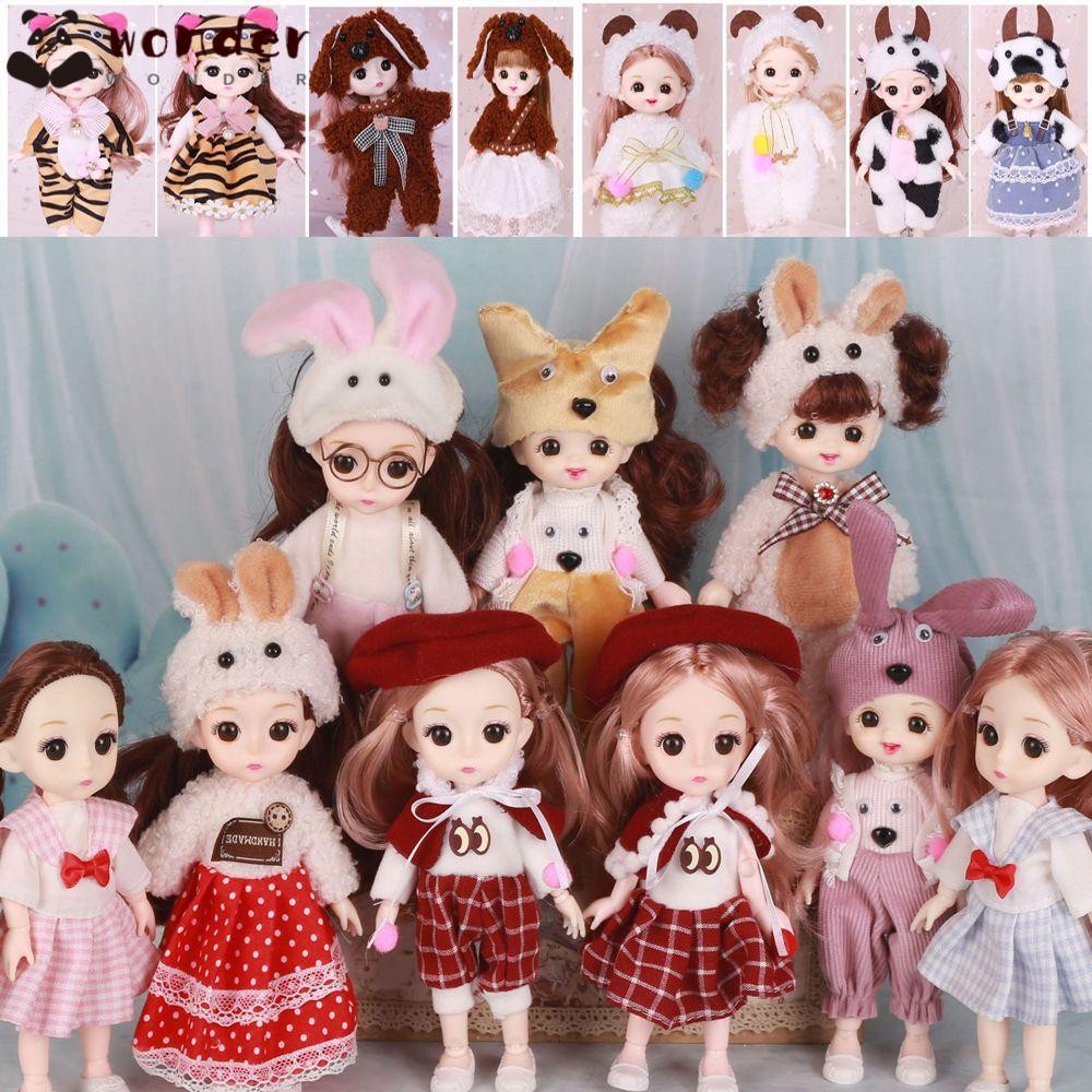 WONDER ตุ๊กตาสัตว์ชุดสําหรับ Ob11 Gsc 24 รูปแบบ Obitsu 11 Ob11 16 ~ 17 ซม.ตุ๊กตาชุด