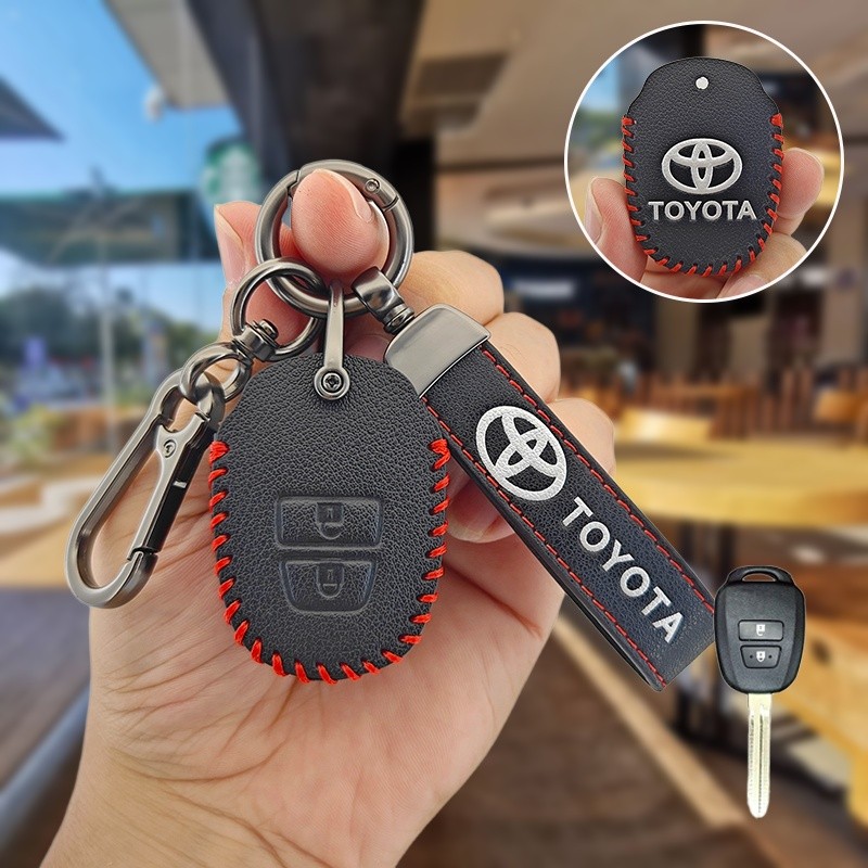 ที่หุ้มกุญแจสําหรับ Toyota Ativ Yaris 2019 2022 2021 2020 ative vios 2013 2014 2017 2024 กระเป๋าใส่กุญแจรถยนต์ ปลอกกุญแจรถยนต์ - รูปที่ 5