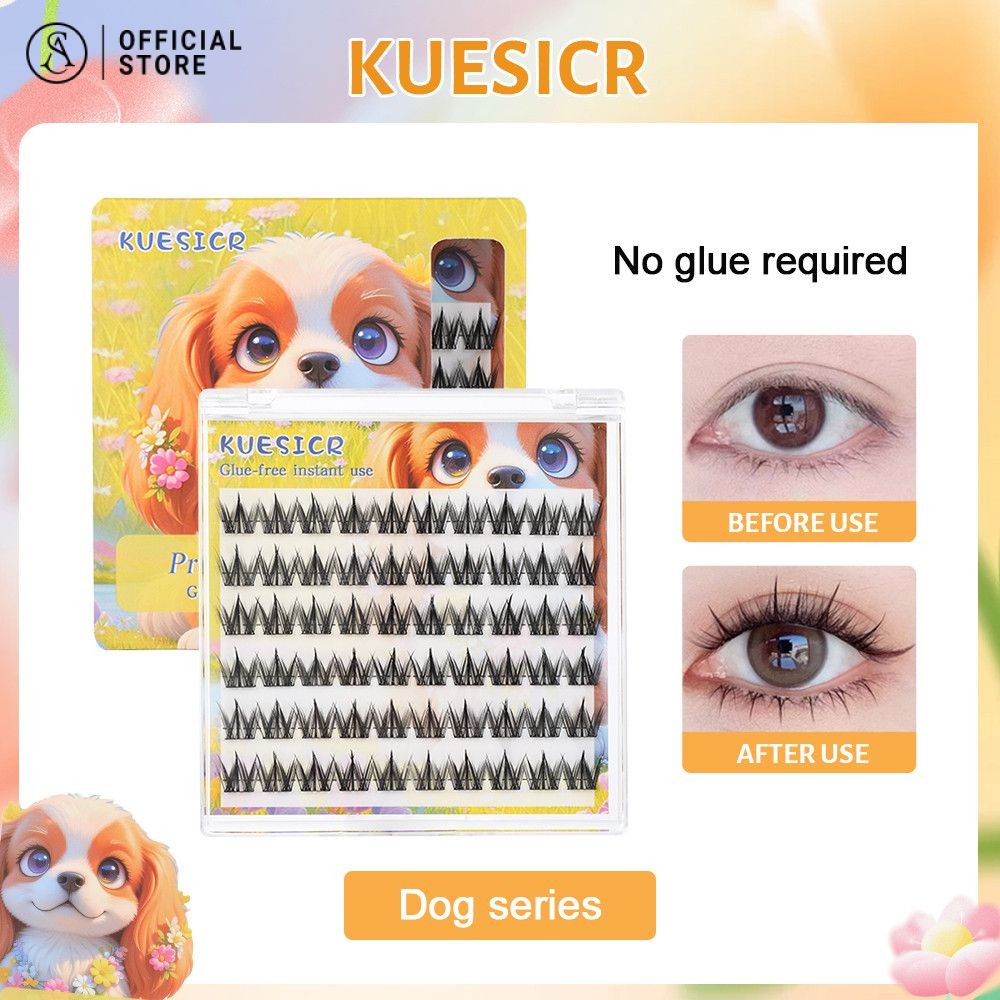 ขนตาปลอมแบบไร้กาว ใหม่อัพเกรด Softer Lashes ธรรมชาติมังงะนํากลับมาใช้ใหม่ BQI Eyelashes