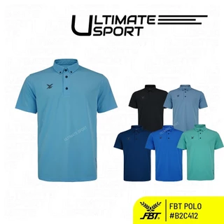 FBT เสื้อโปโล คอปก สีพื้น รุ่น B2C412 ไม่ร้อน ใส่สบาย ไม่ต้องรีด ฟ้า/ดำ/เทา/เขียว/กรมท่า/น้ำเงิน