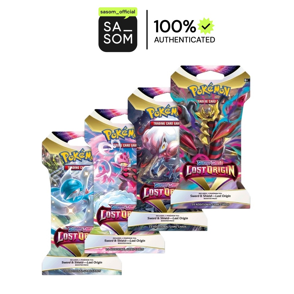 Pokemon Sword & Shield Lost Origin Sleeved Booster Pack (Random Art Package) (EN) | ของแท้ ตรวจสอบโด
