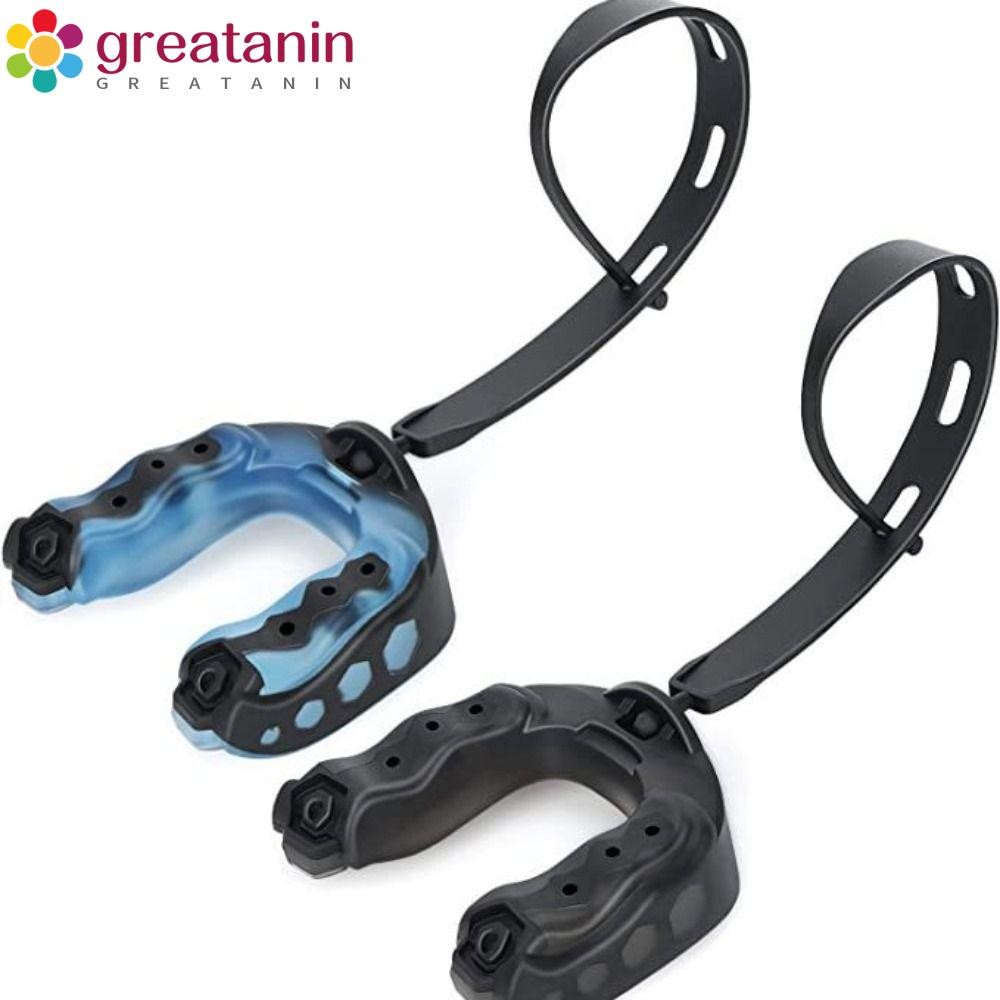 GREATIN Football Mouth Guard, Protective Shock Absorption Football Mouthpiece, สบาย Universal Sports