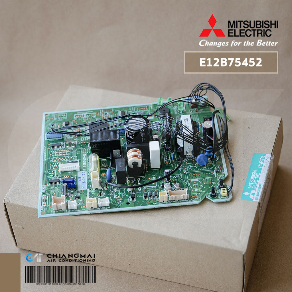 E22B75452 แผงวงจรแอร์ Mitsubishi Electric แผงบอร์ดคอยล์เย็น แอร์มิตซูบิชิ รุ่น MS-PFC09VC-T1 อะไหล่แ