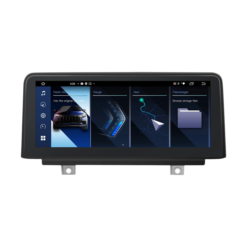 10.25 Wireless Carplay Android Auto มัลติมีเดียจอแสดงผล Bmw 3 4 Series M3 M4 F30 F31 F32 F33 F34 F36