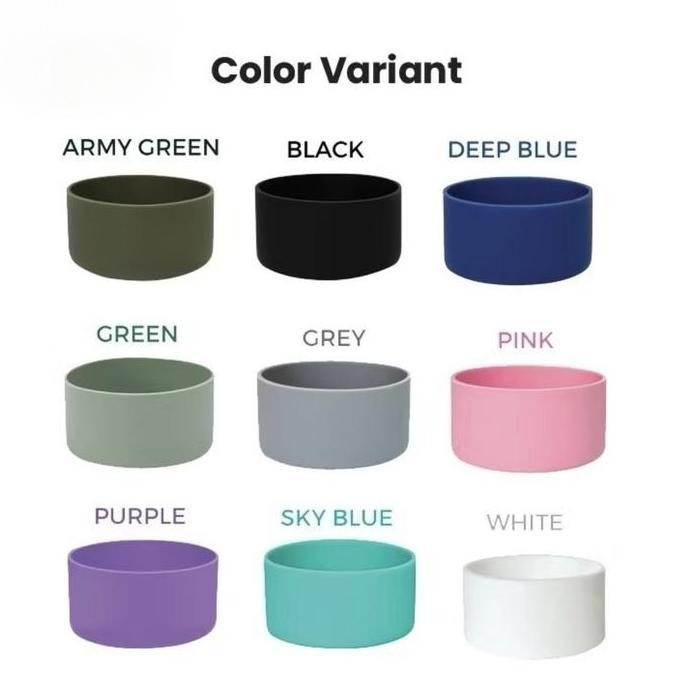 ยางซิลิโคนป้องกันขวด Owala Corkcicle ขวด Boot Stanley Tyeso Hydro Flask 16oz 24oz 32oz ทนทาน Anti-ชํ