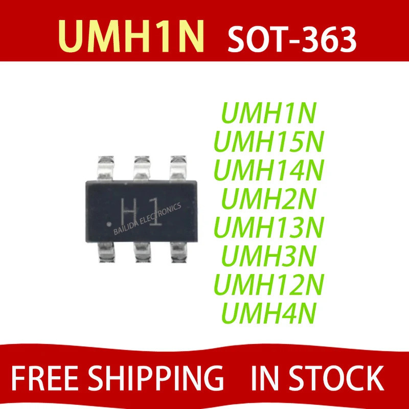 5 ชิ้น UMH1N UMH2N UMH3N UMH4N UMH6N UMH7N UMH9N UMH10N UMH11N UMH12N UMH13N UMH13N UMH14N UMH15N ชิป SOT