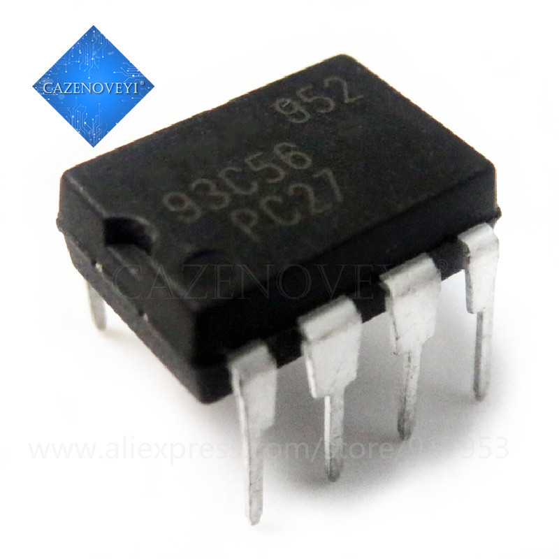 ชิป AT93C56 93C56 DIP-8 10 ชิ้น