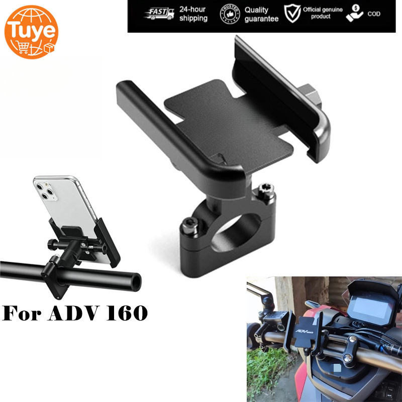 Tuye สําหรับ Honda Adv160 Adv 160 รถจักรยานยนต์โทรศัพท์มือถือวงเล็บ Gps Bracket Stand Holder 1 PC