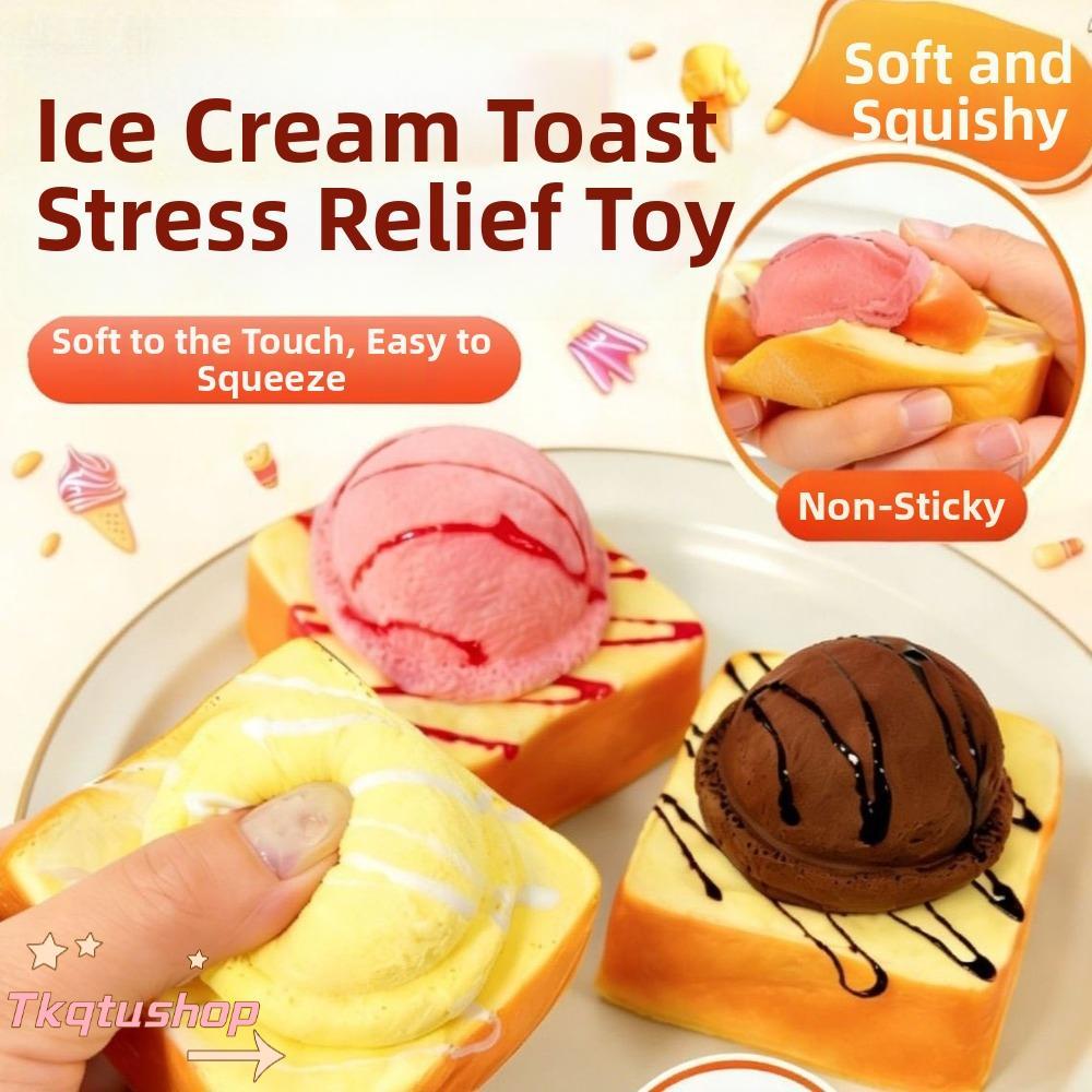 IMIHAN1 Anti-stress Squeeze,จําลองช้า Rebound Squeeze ของเล่น,ของขวัญแบบพกพาขนมปังนุ่มไอศกรีมของเล่นที่เพิ่มขึ้นช้า