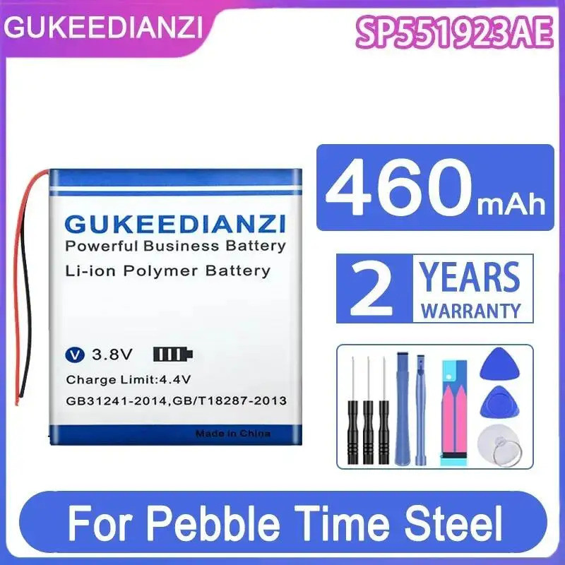 เอสพี551923เออีพี140116 460mAh สําหรับ Pebble Time Steel นาฬิกาคลาสสิกสําหรับ Smart Watch แบตเตอรี่ท