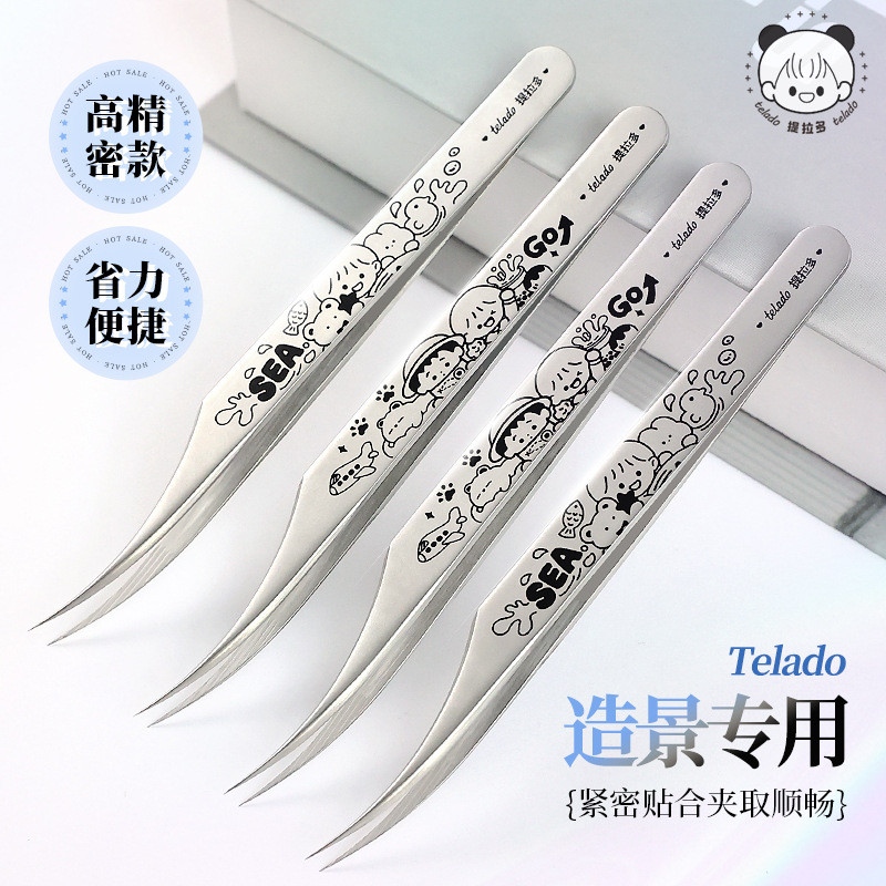 Tirado Dolphin-Shaped Golden Feather คลิป High-Tight ภูมิทัศน์สติกเกอร์ทําด้วยมือ diy Pointed คู่มือเครื่องมือคลิป