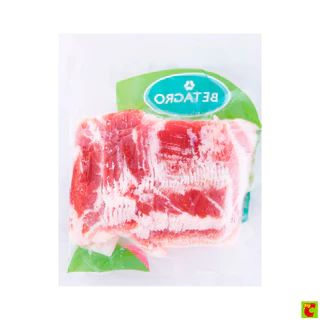เบทาโกร เนื้อหมูสามชั้นสไลซ์ 500 ก.