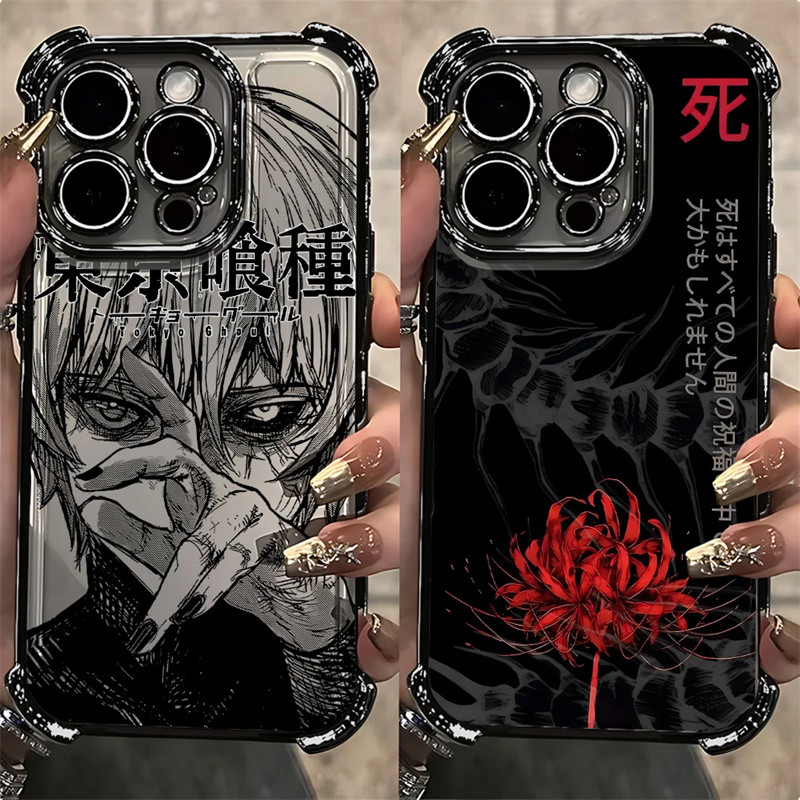 อะนิเมะ Cool Tokyo Ghoul เคสโทรศัพท์สําหรับ Xiaomi Mi 15T 14T Pro 15 Ultra 13 14 POCO X7 X6 Pro F8 F7 M7 X5 X3 F4 F5 M4 M3 ชุบหรูหรากันกระแทกแฟชั่น Anti-Knock