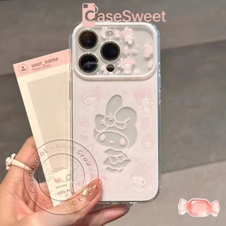 ตุ๊กตาแมว KT น่ารักและเคสมือถือ My Melody เหมาะสำหรับ OPPO Reno 11F 12F 14F 15F 12 15 13 8T 6 5F 14 10 11 12 13 15 Pro