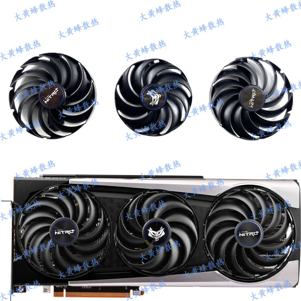 SAPPHIRE/SAPPHIRE RX6800 6800XT 6900XT NITRO Platinum Edition กราฟิกการ์ดพัดลมระบายความร้อน