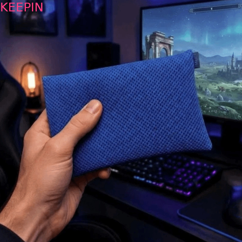 KEEPIN Mesh Esports Bag, วัสดุตาข่าย ทนทาน Esports Hand Sweat Bag, Grip Enhancement Reusable ดูดซับเ