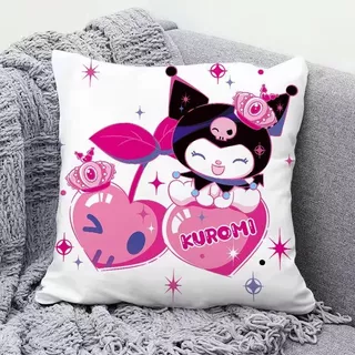 Kuromi Sanrio สาวน่ารักเบาะหมอนหอพักปลอกหมอนการ์ตูนห้องนอน Office B
