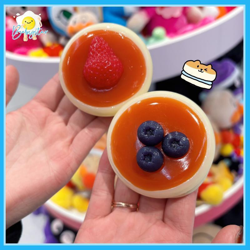 [Inthehot-t] อาหารจําลอง Squishy ของเล่น Souffle Pancake Style Soft Slow Rising Squeeze ของเล่นความเครียดบรรเทาสําหรับครอบครัว Interactive Play ของขวัญ [ใหม่]