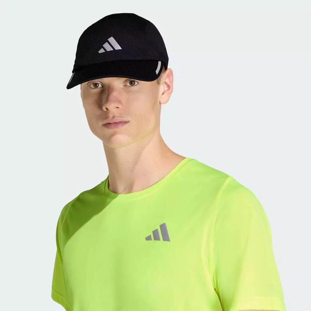 adidas วิ่ง หมวกแก๊ปผ้าตาข่ายสำหรับวิ่ง 4 PANEL CLIMACOOL Unisex สีดำ JZ0504