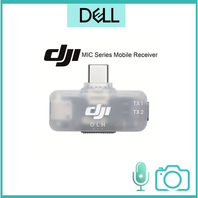 DJI Mic Series USB-C ตัวรับสัญญาณ รองรับ Mic Mini, Mic 2, 3 สําหรับโทรศัพท์มือถือ