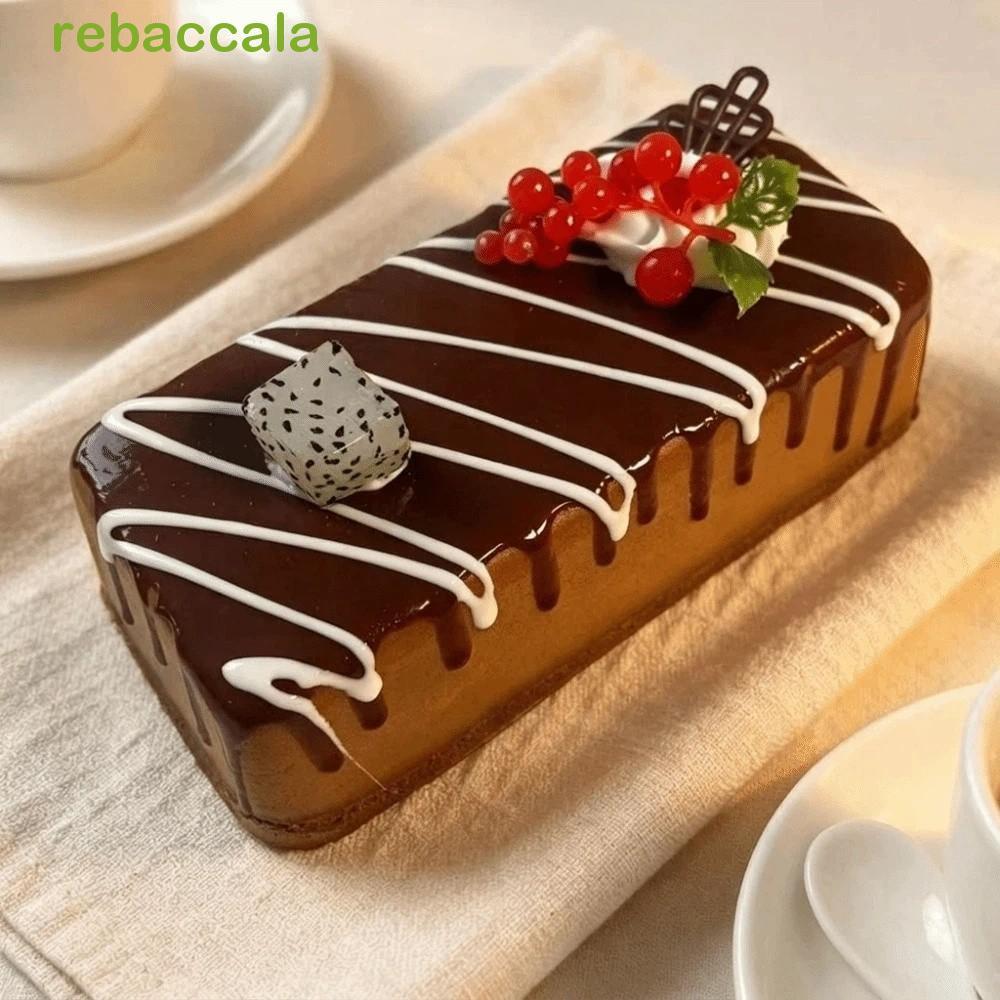 REBACCA เค้กผลไม้บีบของเล่น,สร้างสรรค์ Super Soft จําลองขนมปัง Squishy ของเล่น,แบบพกพาความวิตกกังวลบรรเทานวดสบายช้า Rebound Fidget ของเล่นมือผ่อนคลาย