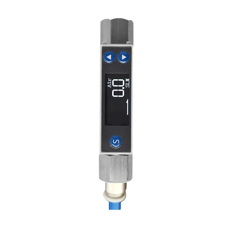 TC5200 Low Flow แก๊ส Mass Flow Meter ความร้อนดิจิตอลแก๊ส Flow Sensor RS485 4-20mA สําหรับอุตสาหกรรมไ